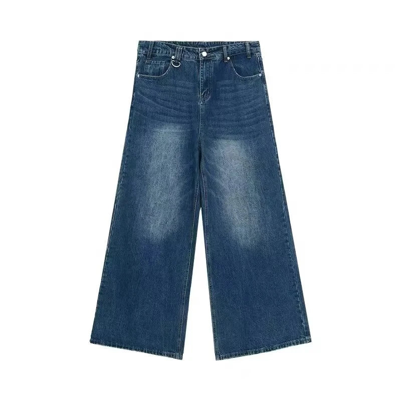 unisex baggy wide legged jeans