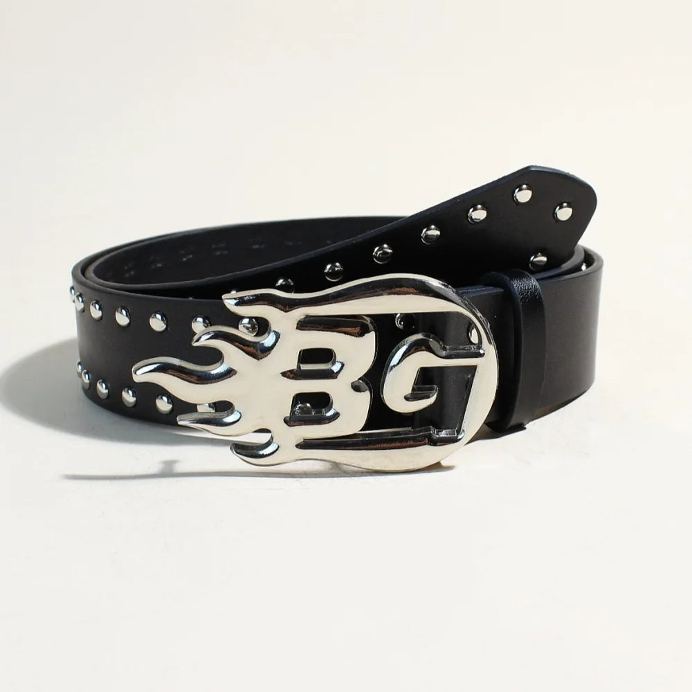 Y2K Flame Belt