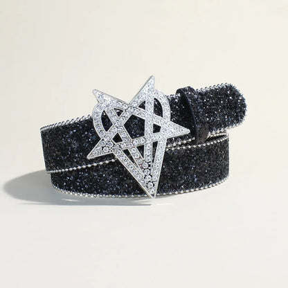 Y2K Heart Star Belt