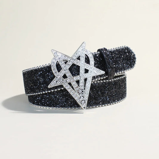 Y2K Heart Star Belt