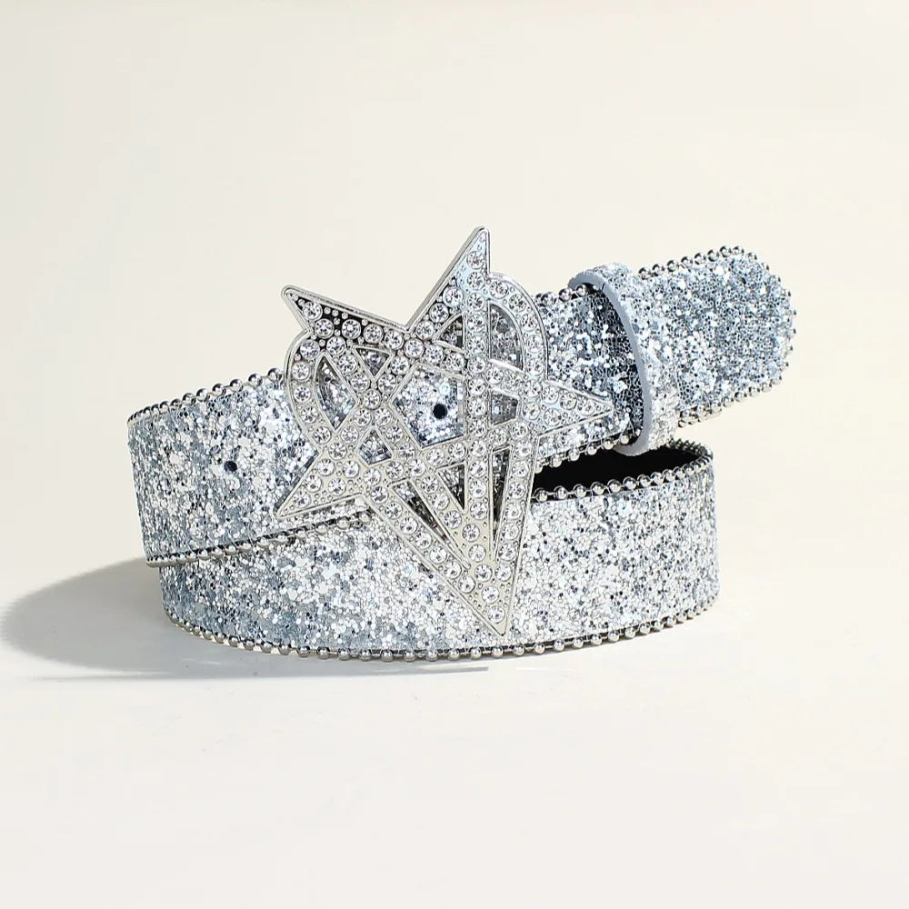 Y2K Heart Star Belt