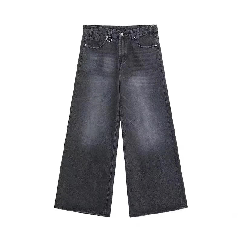 unisex baggy wide legged jeans