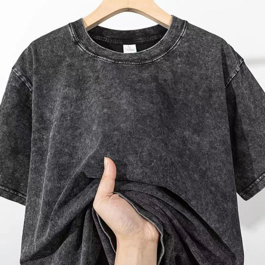 washed cotton t-shirt