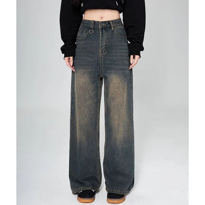 unisex baggy wide legged jeans