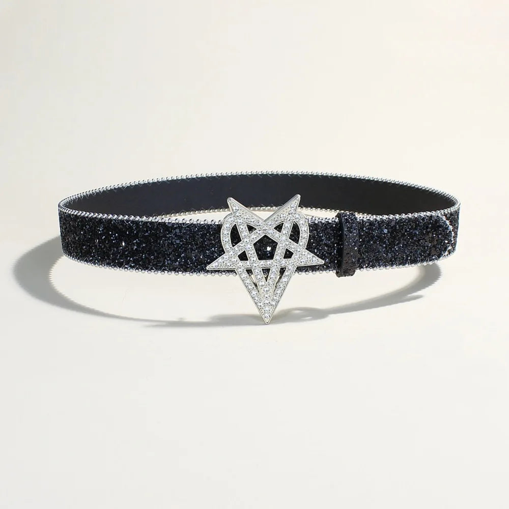 Y2K Heart Star Belt