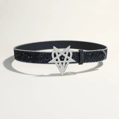 Y2K Heart Star Belt