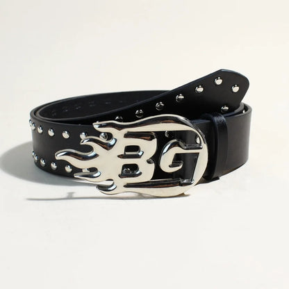 Y2K Flame Belt