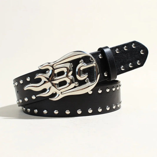 Y2K Flame Belt