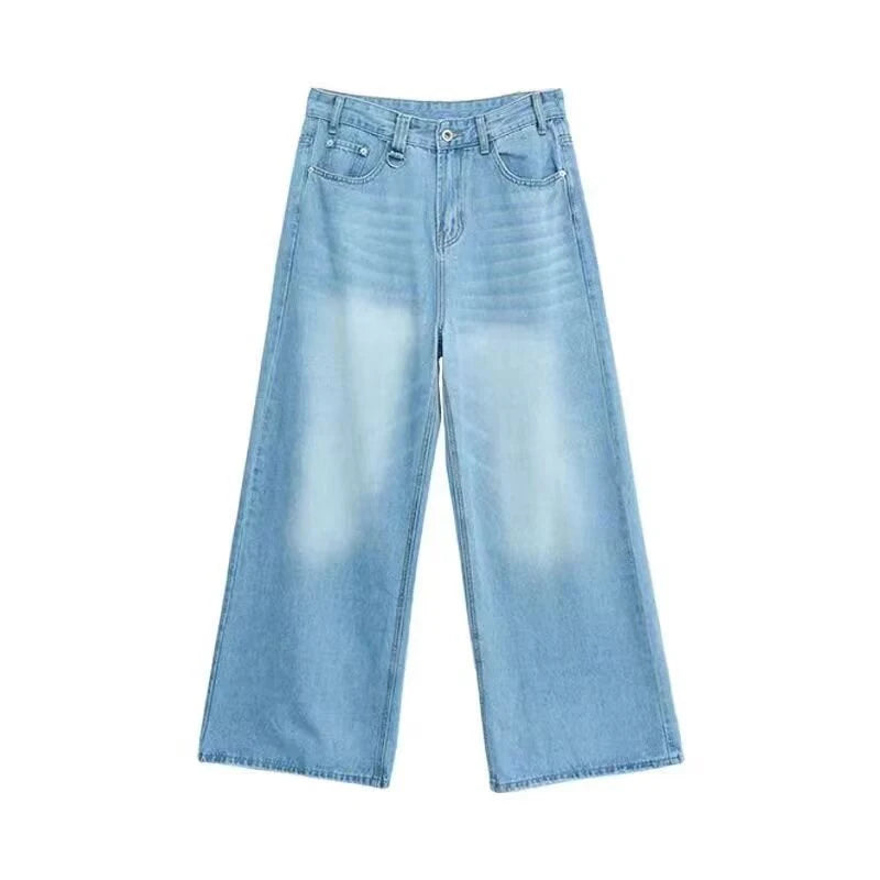 unisex baggy wide legged jeans