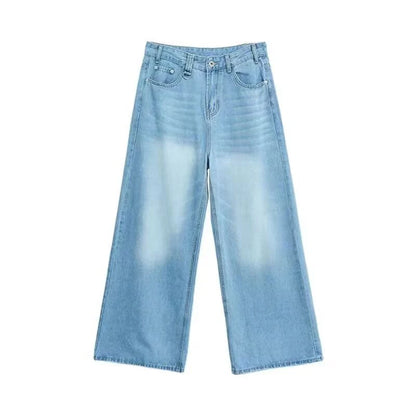 unisex baggy wide legged jeans