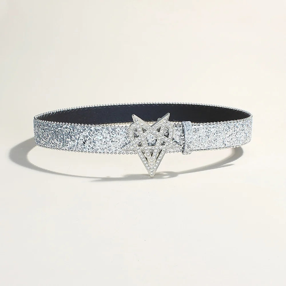 Y2K Heart Star Belt